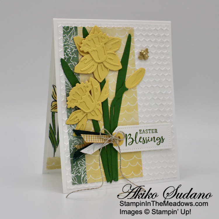 Stampin' Up! Daffodil Daydream Easter Card with Video Tutorial