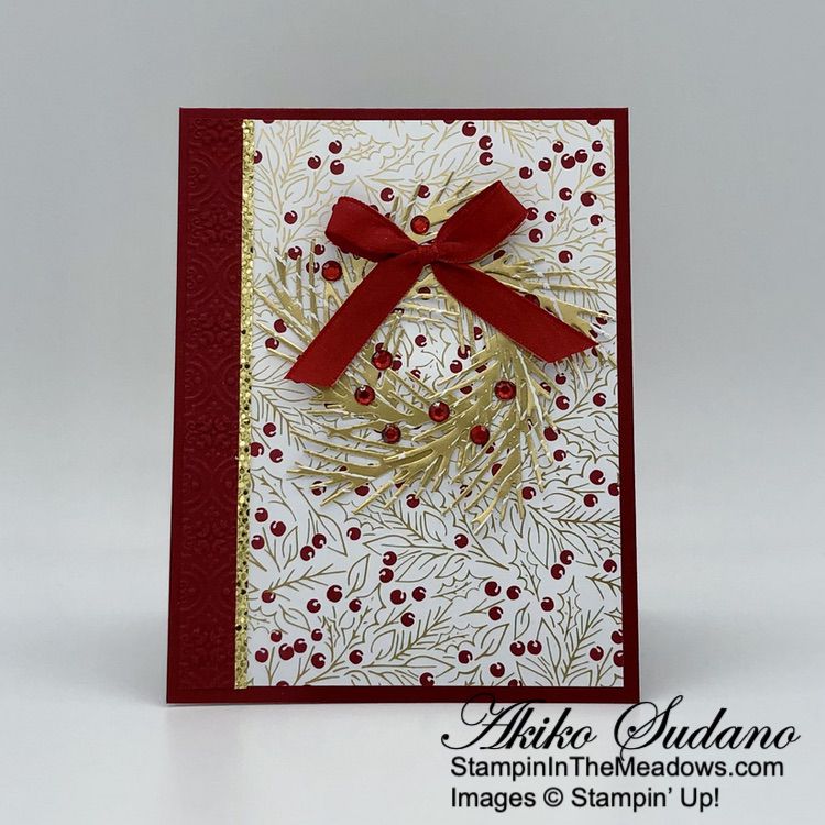Red & Gold Ribbon | Stampin' Up!
