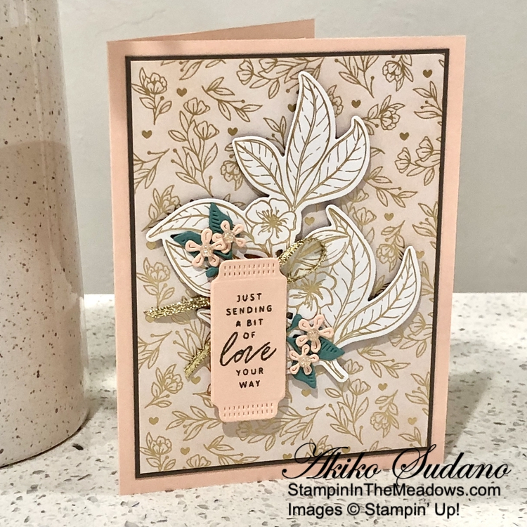 Stampin' Up! Enduring Beauty Watercolor Thank You Card – Inky Bee